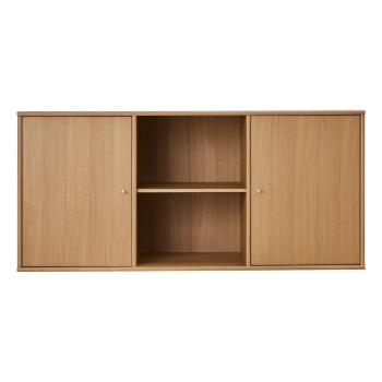 Comodă în culoare naturală joasă cu aspect de lemn de stejar suspendată 133x61 cm Mistral – Hammel Furniture