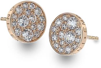 Hot Diamonds Cercei de argint Hot Diamonds Emozioni Scintilla Rose Gold DE457