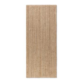 Covor tip traversă în culoare naturală din iută 80x200 cm Bouclé – Hanse Home