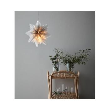 Decorațiune luminoasă suspendată de Crăciun Markslöjd Neela, înălțime 45 cm, gri