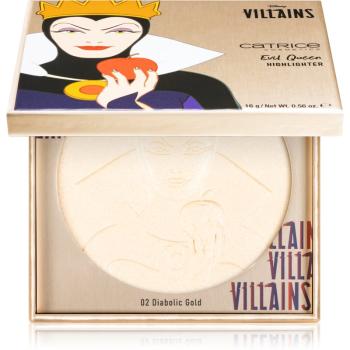Catrice Disney Villains Evil Queen pudra pentru luminozitate culoare 02 Diabolic Gold 16 g