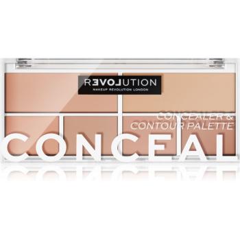 Revolution Relove Conceal Me paleta corectoare culoare Fair 2,8 g
