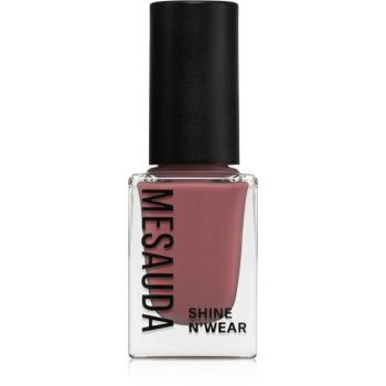 Mesauda Milano Shine N'Wear lac de unghii cu uscare rapida culoare 222 Mauve 10 ml