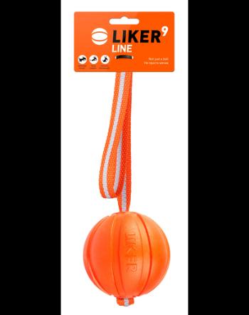 LIKER LINE Dog Toy Minge cu șnur 9 cm