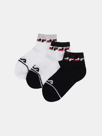 FILA Set de 3 perechi de șosete Negru