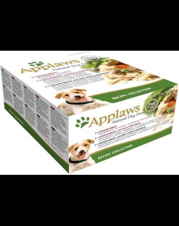 APPLAWS Hrana pentru caini, mix de arome, Multipack 4 x 8x156g