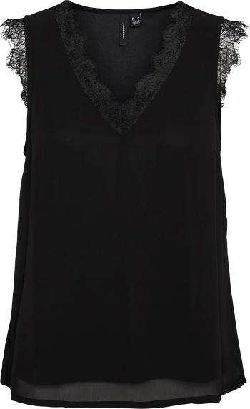 Vero Moda Tricou pentru femei VMTAKALI 10253706 Black XS