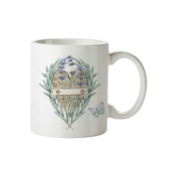 Cană ceramică Bohemia Gifts Lavandă, 350 ml