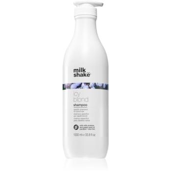 Milk Shake Icy Blond Shampoo șampon pentru neutralizarea tonurilor de galben pentru par blond 1000 ml