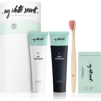 My White Secret Smile Beauty Care Gift Pack set pentru îngrijirea dentară (pentru un zambet radiant)