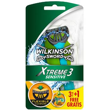 Wilkinson Sword Aparat de unica folosință pentru bărbați Wilkinson Xtreme3 Bulldog Sensitive 4 buc