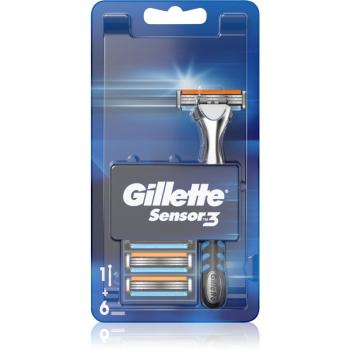 Gillette Sensor 3 Aparat de ras + rezervă lame 6 bucati