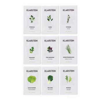 Klarstein GrowIt Seeds, 9x semințe: 3x Asia, 3x Europa, 3x salată