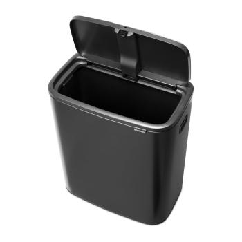 Coș de gunoi gri închis cu senzori de atingere din oțel 60 l Bo Touch Bin – Brabantia