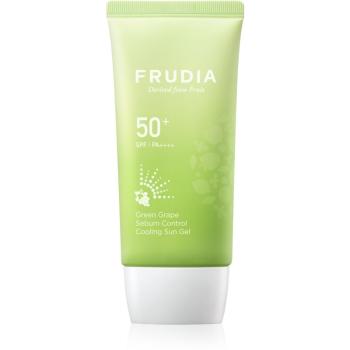 Frudia Sun Green Grape Sebum Control gel cu protectie solara hidratant pentru ten gras și mixt SPF 50+ 50 g