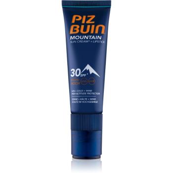 Piz Buin Mountain crema pentru fata si balsam pentru buze cu efect protectiv 2in1 SPF 30 20 ml