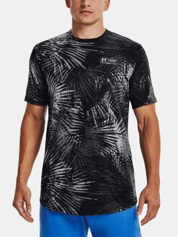 Under Armour UA SPORT PALM PRINT SS Tricou Negru