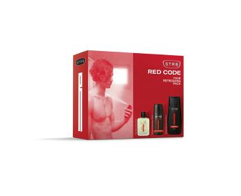 STR8 Red Code - apă după bărbierit + deodorant spray 150 ml + gel de duș 250 ml