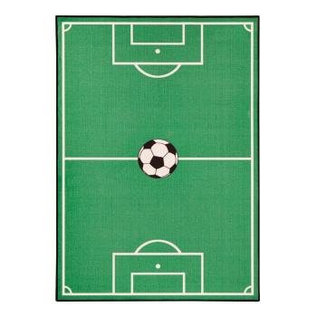 Covor pentru copii Zala Living Football, 140 x 200 cm, verde