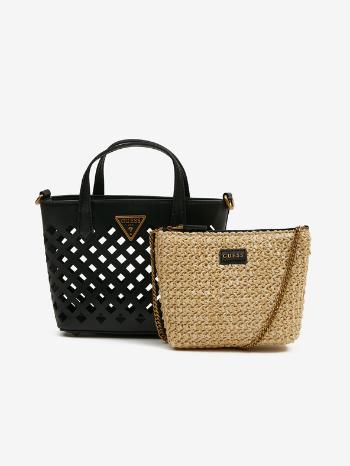 Guess Aqua Mini Tote Genți Negru