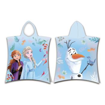 Poncho pentru copii albastru din frotir Frozen 2 – Jerry Fabrics