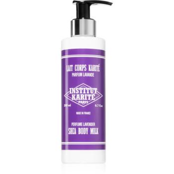 Institut Karité Paris Lavender Shea Body Milk lapte de corp delicat unt de shea 200 ml