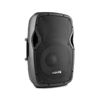 Vonyx AP1200ABT MP3, boxe active, high-end, 600 W, 12 ", Bluetooth, MIC-IN, SD