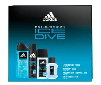 Adidas Ice Dive - EDT 50 ml + gel de duș 250 ml + deodorant spray 150 ml + deodorant cu pulverizator 75 ml