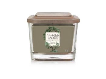 Yankee Candle Lumânare aromatică pătrată medie Vetiver & Black Cypress 347 g