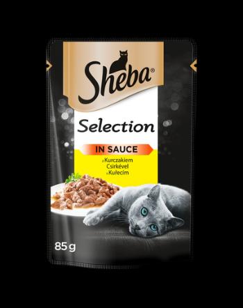 SHEBA Selection in Sauce cu pui 24 x 85 gr