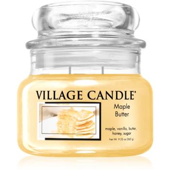 Village Candle Maple Butter lumânare parfumată  (Glass Lid) 262 g