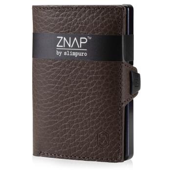 Slimpuro ZNAP, portofel subțire, 8 cărți, compartiment pentru monede, 8,9 × 1,5 × 6,3 cm (L × Î × l), protecție RFID