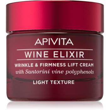Apivita Wine Elixir Santorini Vine cremă antirid ușoară cu efect de întărire 50 ml