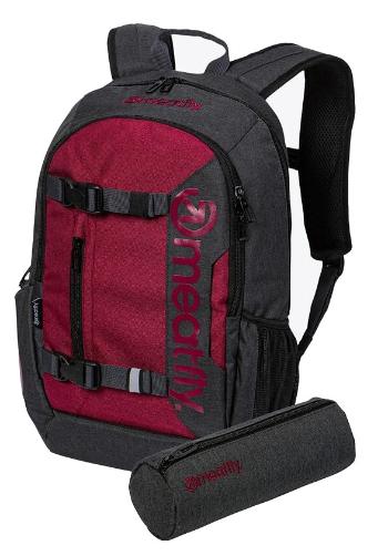 Meatfly Rucsac Basejumper Wine/Charcoal