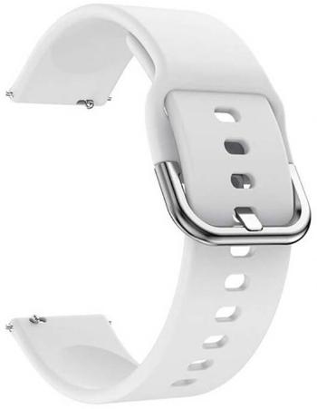 4wrist Curea din silicon - Albă 20 mm