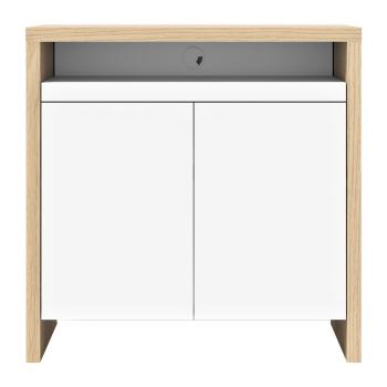 Birou cu aspect de lemn de stejar 90x42 cm Olival - TemaHome