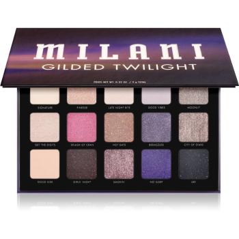 Milani Gilded Twilight paletă cu farduri de ochi