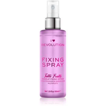 I Heart Revolution Fixing Spray fixator make-up cu parfum Tutti Frutti 100 ml