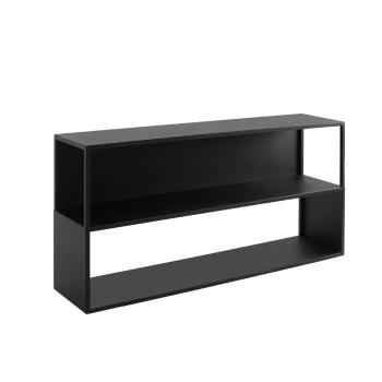 Bibliotecă CustomForm Hyller, 150 x 75 cm, negru