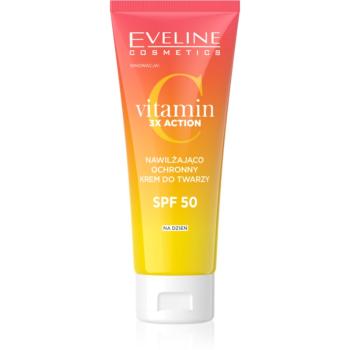 Eveline Cosmetics Vitamin C 3x Action crema de zi hidratanta SPF 50 30 ml