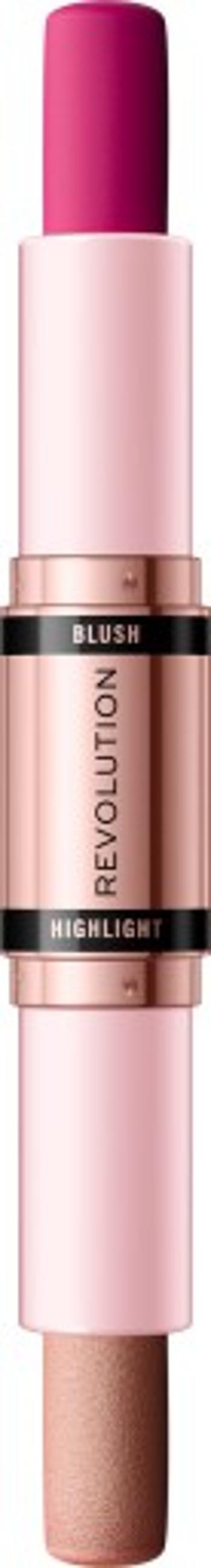 Revolution Fard de obraz și iluminator 2 în (Blush & Highlight Stick) 8,6 g Mauve Glow