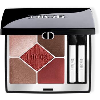 DIOR Diorshow 5 Couleurs Couture paletă cu farduri de ochi culoare 673 Red Tartan 7 g