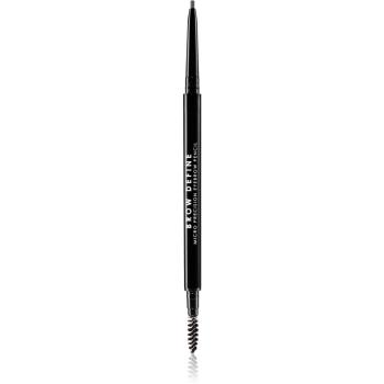 MUA Makeup Academy Brow Define creion sprâncene precise cu pensula culoare Grey