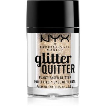 NYX Professional Makeup Glitter Quitter luciu culoare 06 - Gold 1.5 g