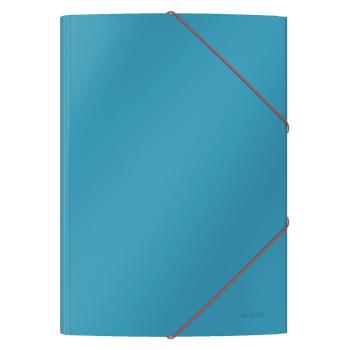 Set 10 dosare de birou cu înveliș moale Leitz Cosy, A4, albastru