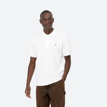 Carhartt WIP S/S Chase Pique Polo I023807 WHITE/GOLD