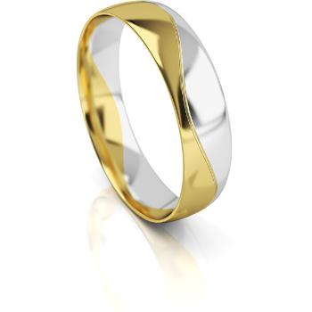Art Diamond Inel de bărbați din aur bicolor AUG276 62 mm
