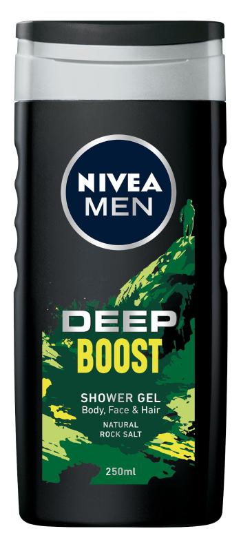 Nivea Gel de duș pentru bărbați Deep Boost(Shower Gel) 250 ml