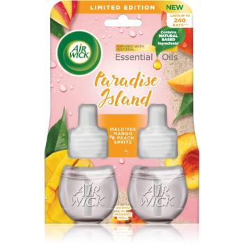 Air Wick Paradise Island Maldives Mango & Peach Spritz reumplere în aroma difuzoarelor 2x19 ml