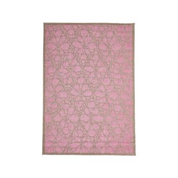 Covor adecvat pentru exterior Floorita Fiore, 160 x 230 cm, roz